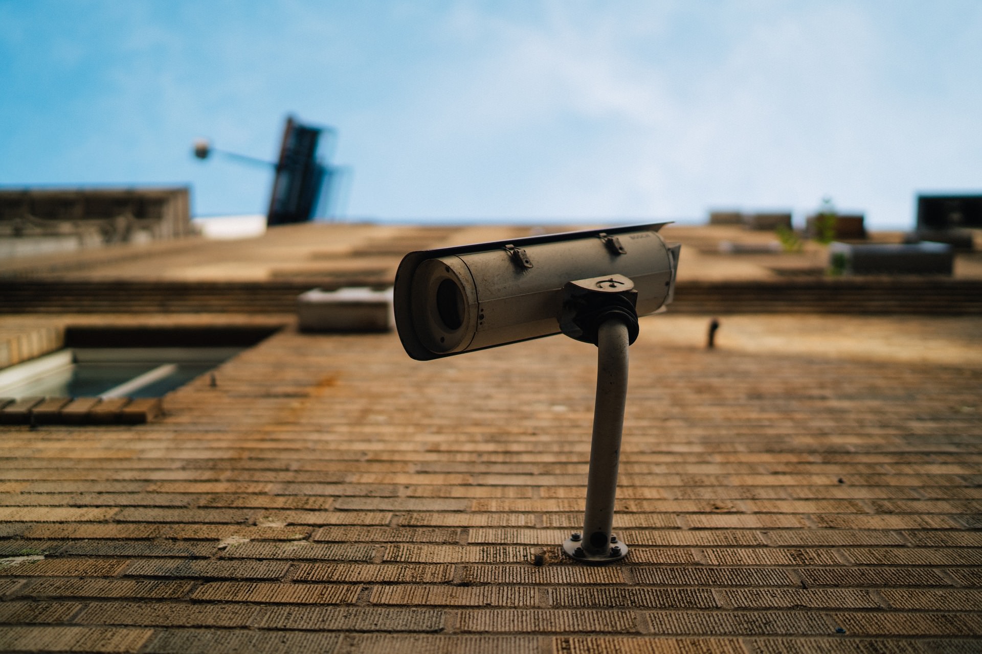 A picture of home CCTV being used for extra security at a residential property